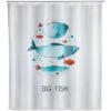 Wenko Duschvorhang Big Fish Polyester 180 Cm X 200 Cm Waschbar 2 Wenko Duschvorhang Big Fish Polyester 180 Cm X 200 Cm Waschbar -Wenko 4008838283295 1068 01
