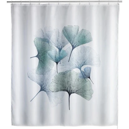 Wenko Anti-Schimmel Duschvorhang Ginkgo Polyester 180 Cm X 200 Cm 3 Wenko Anti-Schimmel Duschvorhang Ginkgo Polyester 180 Cm X 200 Cm