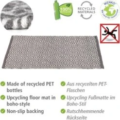 Wenko Badematte Turpan Aus Recycelten PET Flaschen 50 Cm X 80 Cm 15 Wenko Badematte Turpan Aus Recycelten PET Flaschen 50 Cm X 80 Cm -Wenko 4008838308196 1068 02