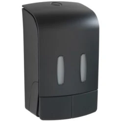 Wenko Desinfektionsmittel- Und Seifenspender Tartas 2-Kammer Schwarz 10 Wenko Desinfektionsmittel- Und Seifenspender Tartas 2-Kammer Schwarz -Wenko 4008838312292 1068 2
