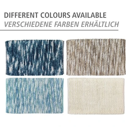 Wenko Badteppich Urdu Mit Melange-Effekt 60 Cm X 90 Cm Aqua 7 Wenko Badteppich Urdu Mit Melange-Effekt 60 Cm X 90 Cm Aqua – Bild 5