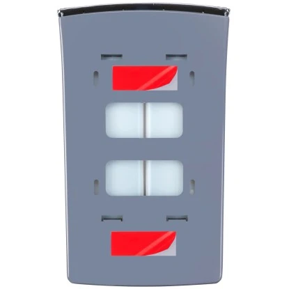 Wenko Desinfektionsmittel- Und Seifenspender Tartas 2-Kammer Chrom 5 Wenko Desinfektionsmittel- Und Seifenspender Tartas 2-Kammer Chrom – Bild 3