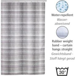 Wenko Duschvorhang Leblon Polyester 180 Cm X 200 Cm Waschbar -Wenko 4008838329917 1068 03