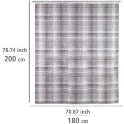 Wenko Duschvorhang Leblon Polyester 180 Cm X 200 Cm Waschbar -Wenko 4008838329917 1068 05