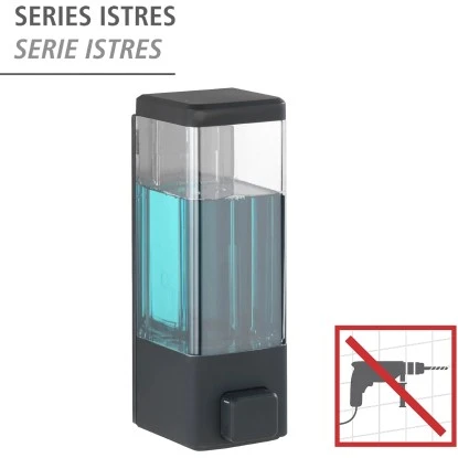 Wenko Desinfektionsmittelspender Istres 320 Ml Schwarz 4 Wenko Desinfektionsmittelspender Istres 320 Ml Schwarz – Bild 2