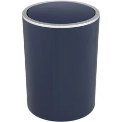 Wenko Schwingdeckeleimer IncaDunkelblau 5 L