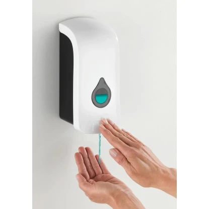 Wenko Desinfektionsmittel- Und Seifenspender Ranera L Weiß 6 Wenko Desinfektionsmittel- Und Seifenspender Ranera L Weiß – Bild 4