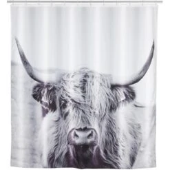 Wenko Duschvorhang Yak Polyester 180 Cm X 200 Cm Waschbar