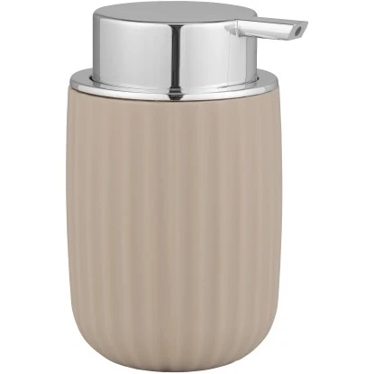 Wenko Seifenspender Agropoli Flüssigseifen-Spender 250 Ml Beige 4 Wenko Seifenspender Agropoli Flüssigseifen-Spender 250 Ml Beige – Bild 2