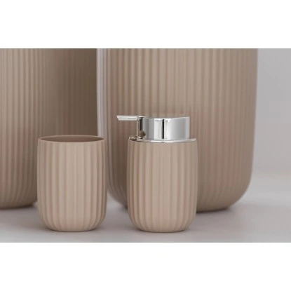 Wenko Seifenspender Agropoli Flüssigseifen-Spender 250 Ml Beige 6 Wenko Seifenspender Agropoli Flüssigseifen-Spender 250 Ml Beige – Bild 4