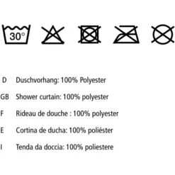 Wenko Anti-Schimmel Duschvorhang Lagoa Polyester 180 Cm X 200 Cm 13 Wenko Anti-Schimmel Duschvorhang Lagoa Polyester 180 Cm X 200 Cm -Wenko 4008838347539 1068 06