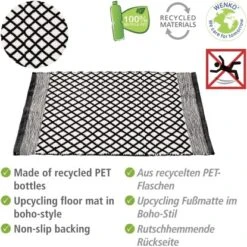 Wenko Badematte Tara Aus Recycelten PET-Flaschen 100 % Polyester 10 Wenko Badematte Tara Aus Recycelten PET-Flaschen 100 % Polyester -Wenko 4008838364444 1068 02