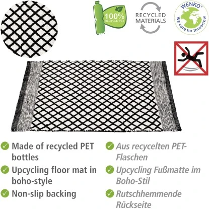 Wenko Badematte Tara Aus Recycelten PET-Flaschen 100 % Polyester 5 Wenko Badematte Tara Aus Recycelten PET-Flaschen 100 % Polyester – Bild 3