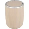 Wenko Schwingdeckeleimer Agropoli S Kosmetikeimer Mit Schwingdeckel 2 L Beige -Wenko 4008838366707 1068 01