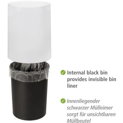 Wenko Schwingdeckeleimer Atri Weiß 6 L 5 Wenko Schwingdeckeleimer Atri Weiß 6 L – Bild 3