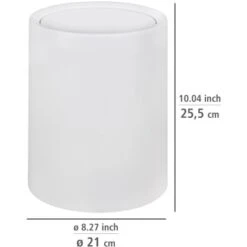 Wenko Schwingdeckeleimer Atri Weiß 6 L 13 Wenko Schwingdeckeleimer Atri Weiß 6 L -Wenko 4008838367582 1068 VM 04