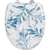 Wenko WC-Sitz Catala Mit Absenkautomatik Weiß-Blau -Wenko 4008838369319 1068 S 01