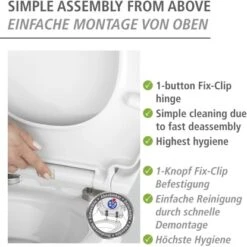 Wenko Premium WC-Sitz Grey Marble Aus Duroplast Mit Absenkautomatik 12 Wenko Premium WC-Sitz Grey Marble Aus Duroplast Mit Absenkautomatik -Wenko 4008838370889 1068 03