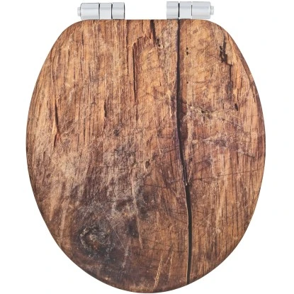 Wenko WC-Sitz Rustic Mit Absenkautomatik Braun 3 Wenko WC-Sitz Rustic Mit Absenkautomatik Braun