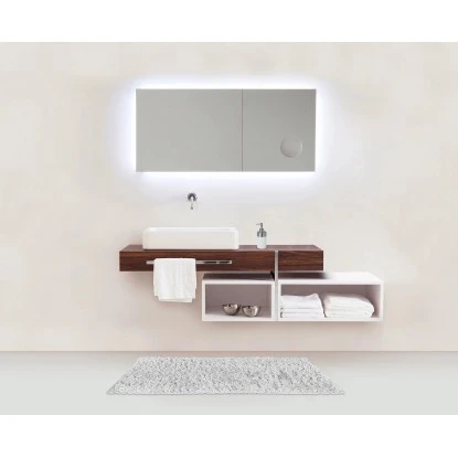 Wenko Badematte Lanas Aus Recycelten PET-Flaschen Hellgrau 5 Wenko Badematte Lanas Aus Recycelten PET-Flaschen Hellgrau – Bild 3