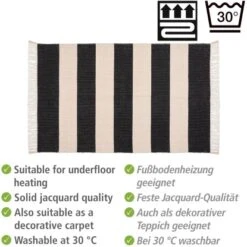 Wenko Badematte Kasi Aus Zertifizierter Recycelter Baumwolle -Wenko 4008838383001 1068 03