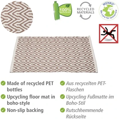 Wenko Badematte Altai Aus Recycelten PET-Flaschen 100 % Polyester 4 Wenko Badematte Altai Aus Recycelten PET-Flaschen 100 % Polyester – Bild 2