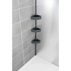 Wenko Teleskop-Eckregal Villata Mit 3 Körben 28 X 20,5 X 275 Cm Schwarz-Grau 28 Wenko Teleskop-Eckregal Villata Mit 3 Körben 28 X 20,5 X 275 Cm Schwarz-Grau -Wenko 4008838387313 1068 AB 12