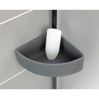 Wenko Teleskop-Eckregal Villata Mit 3 Körben 28 X 20,5 X 275 Cm Schwarz-Grau 15 Wenko Teleskop-Eckregal Villata Mit 3 Körben 28 X 20,5 X 275 Cm Schwarz-Grau – Bild 13