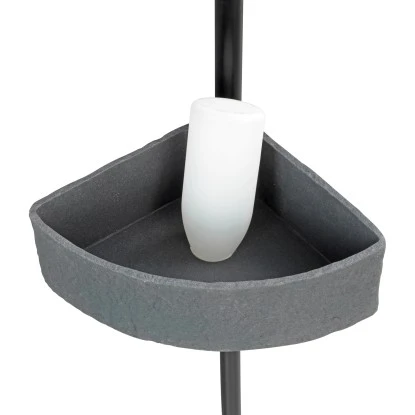 Wenko Teleskop-Eckregal Villata Mit 3 Körben 28 X 20,5 X 275 Cm Schwarz-Grau 11 Wenko Teleskop-Eckregal Villata Mit 3 Körben 28 X 20,5 X 275 Cm Schwarz-Grau – Bild 9