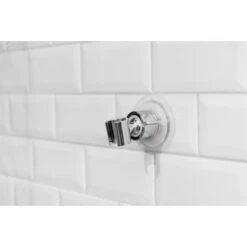 Wenko Duschkopfhalter 360° Befestigen Ohne Bohren Ø 8 X 7,5 Cm Chrom -Wenko 4008838388181 1068 AB 03