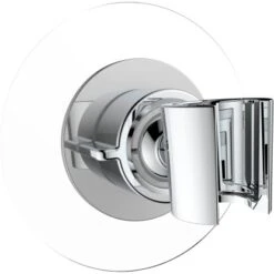 Wenko Duschkopfhalter 360° Befestigen Ohne Bohren Ø 8 X 7,5 Cm Chrom