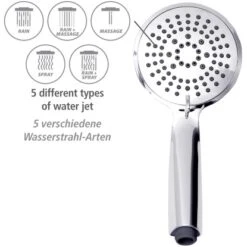 Wenko Duschsystem Young Eco Inkl. 2 Wasserspar-Regulatoren 28 Wenko Duschsystem Young Eco Inkl. 2 Wasserspar-Regulatoren -Wenko 4008838404287 1068 AI 03