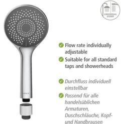 Wenko Duschsystem Young Eco Inkl. 2 Wasserspar-Regulatoren 33 Wenko Duschsystem Young Eco Inkl. 2 Wasserspar-Regulatoren -Wenko 4008838404287 1068 AI 18