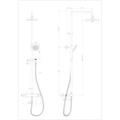 Wenko Duschsystem Young Eco Inkl. 2 Wasserspar-Regulatoren 32 Wenko Duschsystem Young Eco Inkl. 2 Wasserspar-Regulatoren -Wenko 4008838404287 1068 VM 01