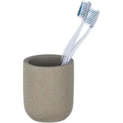 Wenko Zahnputzbecher Joy Taupe -Wenko 40373 sb freisteller de 01