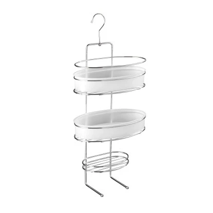 Wenko Vacuum-Loc Duschdiener Milazzo Chrom-Weiß 4 Wenko Vacuum-Loc Duschdiener Milazzo Chrom-Weiß – Bild 2