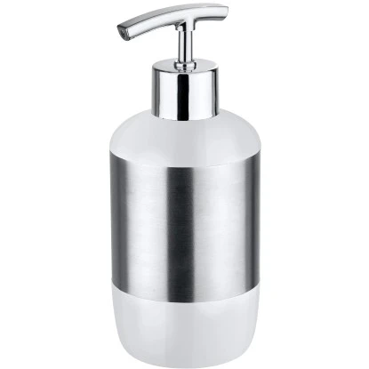 Wenko Seifenspender Loft Satiniert-Weiß 3 Wenko Seifenspender Loft Satiniert-Weiß