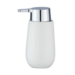 Wenko Seifenspender Badi0.32 L Keramik 9,5 X 16 X 8 Cm Weiß 7 Wenko Seifenspender Badi0.32 L Keramik 9,5 X 16 X 8 Cm Weiß -Wenko 51959 sb freisteller de 03