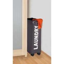 Wenko Wäschesammler Corno Dunkelgrau-Schwarz 43 L -Wenko 520711 1068 picture 4