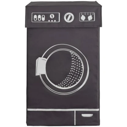 Wenko Wäschesammler Lavo Dunkelgrau 77 L 3 Wenko Wäschesammler Lavo Dunkelgrau 77 L