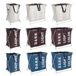 Wenko Wäschesammler Trio Beige 130 L -Wenko 520727 1068 picture 4