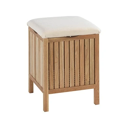 Wenko Bad- & Wohnhocker Norway Mit Wäschesammler Braun 4 Wenko Bad- & Wohnhocker Norway Mit Wäschesammler Braun – Bild 2