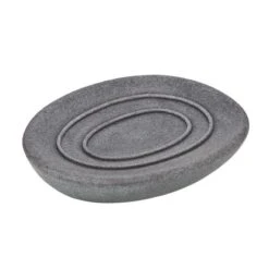 Wenko Seifenablage Pebble Stone Polyresin Grey