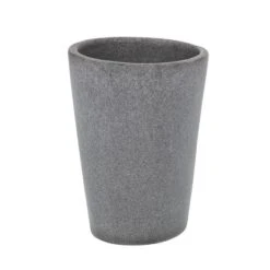 Wenko Zahnputzbecher Pebble Stone Grey Polyresin