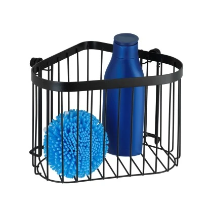 Wenko Eckablage Classic Plus Black Stahl 23,5 X 16,5 X 18,5 Cm Schwarz 5 Wenko Eckablage Classic Plus Black Stahl 23,5 X 16,5 X 18,5 Cm Schwarz – Bild 3