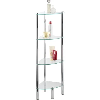 Wenko Badeckregal Yago Mit 4 Glasplatten 3 Wenko Badeckregal Yago Mit 4 Glasplatten