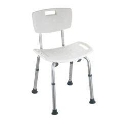 Wenko Badhocker Mit Rückenlehne Secura Kunststoff 49 X 68,5-85,5 X 54 Cm Weiß 13 Wenko Badhocker Mit Rückenlehne Secura Kunststoff 49 X 68,5-85,5 X 54 Cm Weiß -Wenko 59757 sb freisteller de 01