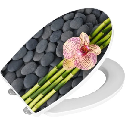 Wenko WC-Sitz Hochglanz Acryl Absenkautomatik Spa 5 Wenko WC-Sitz Hochglanz Acryl Absenkautomatik Spa – Bild 3