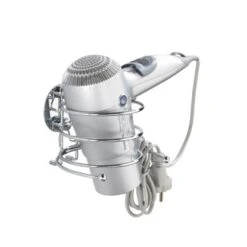 Wenko Föhnhalter Turbo-Loc Befestigen Ohne Bohren Chrom 7,5 Cm Hoch