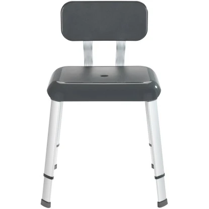 Wenko Duschhocker Mit Rücklehne Secura Premium Anthrazit 4 Wenko Duschhocker Mit Rücklehne Secura Premium Anthrazit – Bild 2